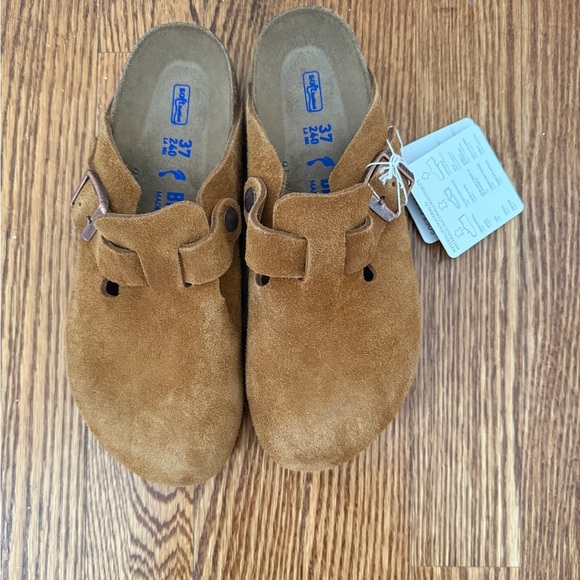 Birkenstock Boston Suede Clogs - Mink 37 - NWOB - Picture 2 of 6